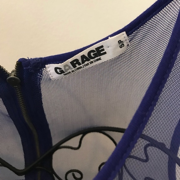 Garage Sleeveless Dress with sheer top - Picture 5 of 8